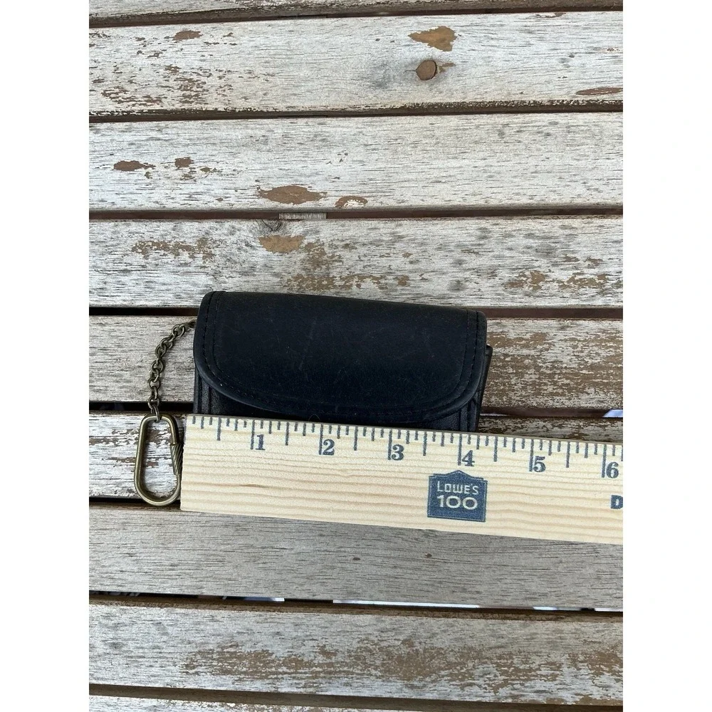 Vintage Coach 7219 Black  Multifunction Purse Wallet WITH Keychain Bag‎ Charm